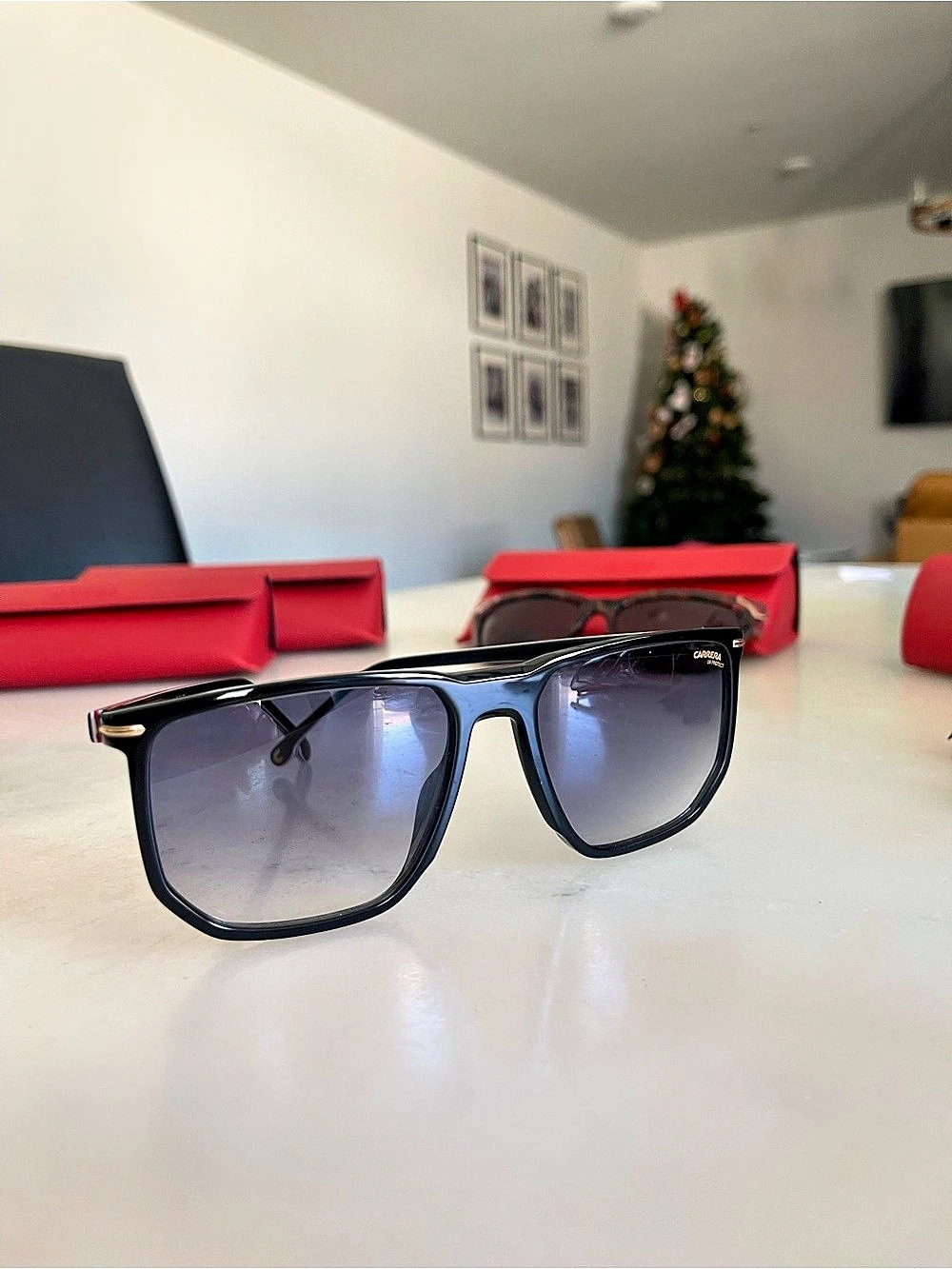 Carrera 329/S 80708 Black & Blue Sunglasses